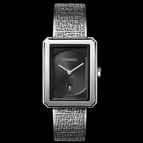 chanel boy friend tweed watch|Chanel tweed high jewellery.